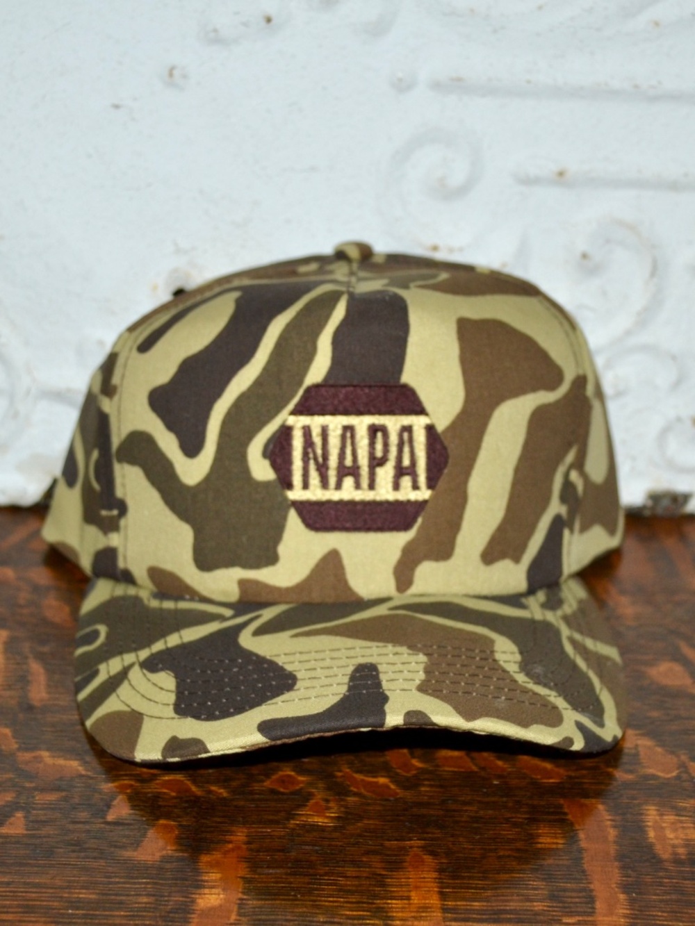 Vintage Napa Camo Snapback Hat NEW UnWorn